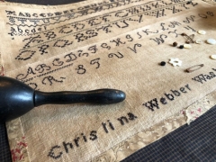 CHRISTINA WEBBER'S MARKING SAMPLER